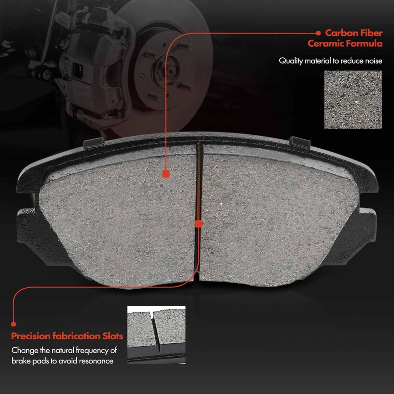 Front Drilled Rotors & Ceramic Brake Pads for Chevrolet Malibu 13-15 Buick Regal gallery