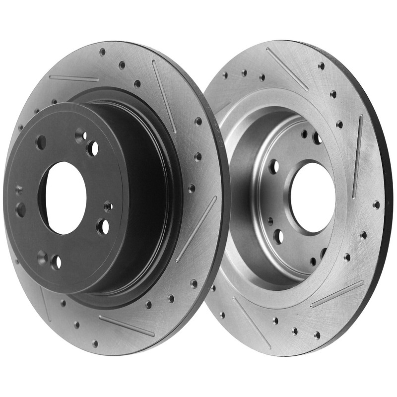 Front & Rear Brake Rotors Ceramic Pads for 2003 2004-2007 Honda Accord 2.4L IT gallery