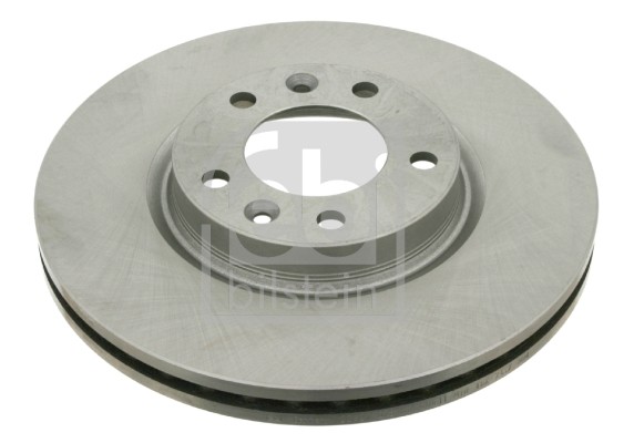 2x Febi 22921 Front Brake Discs Pair 283mm Vented Fits Citroën Opel 407