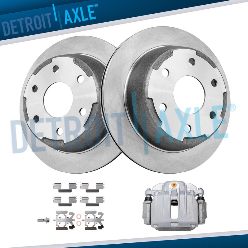 325mm Rear Disc Rotors + Right Brake Caliper for Silverado Sierra Suburban 1500
