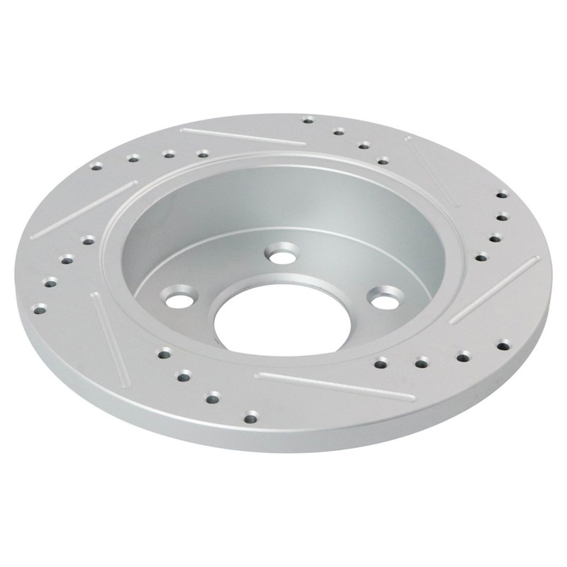TRQ Rotor & Brake Pad Kit w/Chemicals Ceramic Performance Front Rear gallery