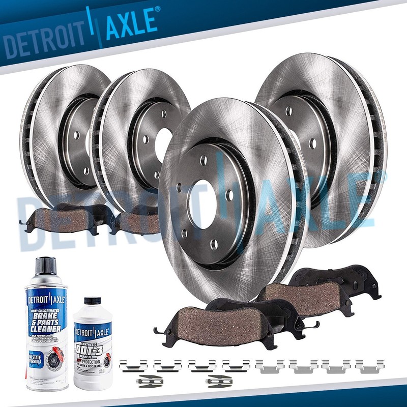 10pc Front Rear Brake Rotors Ceramic Brake Pads for 1998 – 2002 Camaro Firebird
