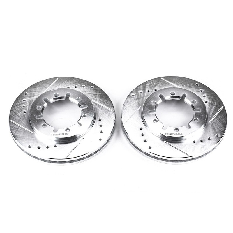 JBR915XPR Powerstop Brake Discs 2-Wheel Set Front RWD for Nissan Frontier 98-04