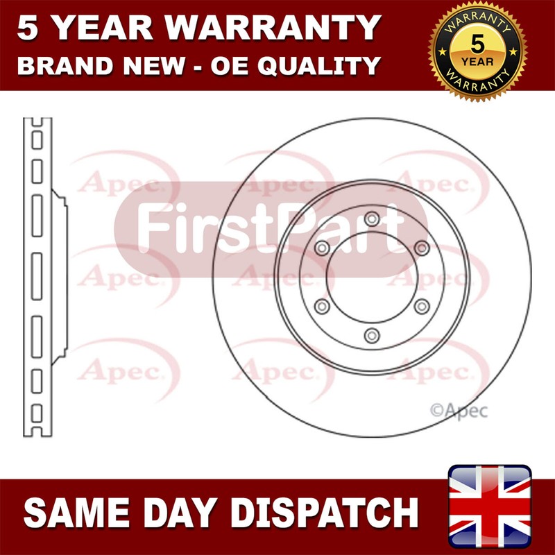Fits Isuzu D-Max 2012- 1.9 D 2.5 CRDi FirstPart Front Brake Disc 8972382800