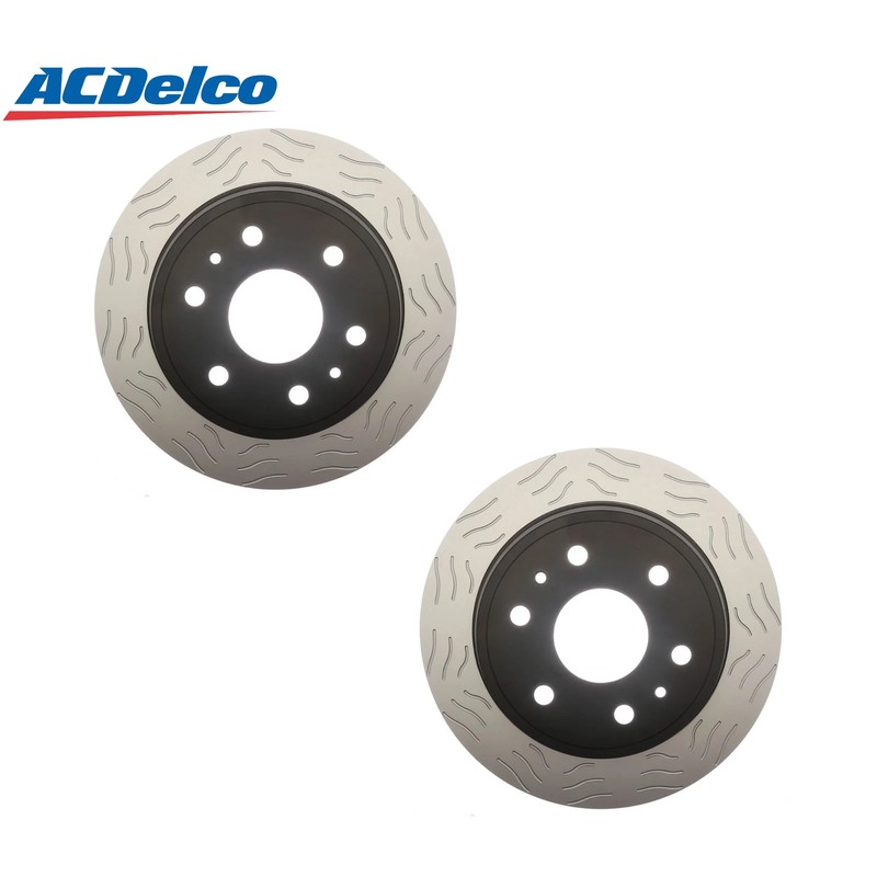 Pack of 2 ACDelco Gold Rr Brake Rotor (345 mm) (OD 345mm) A.C. Delco 18A81032SD