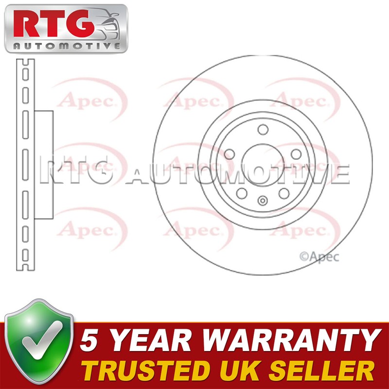 Front Brake Disc Fits Audi A5 2016-2019 A4 2016-2019 2.0 3.0 TDi 4.2 4M0615301P