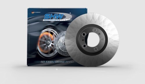 SHW Performance PFR39528 Right Front Smooth Monobloc Brake Rotor