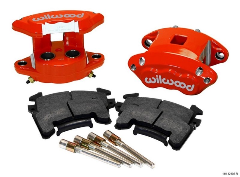 Wilwood for D154 Rear Caliper Kit – Red 1.12 / 1.12in Piston 0.81in Rotor