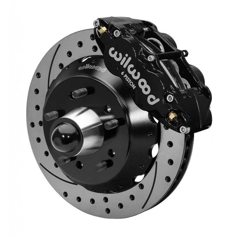 Wilwood For Chevy C10 1960-1987 Superlite Hub Brake Kit CPP Drop Spindle Drilled