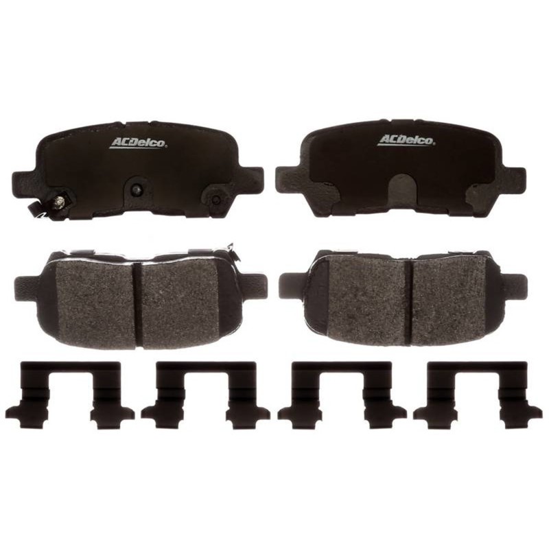 17D999MHPVF1 AC Delco 2-Wheel Set Brake Pad Sets Rear for Chevy Impala Limited