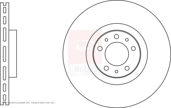 2X APEC Front Brake Discs for PEUGEOT 508 SW II 2018- 330mm Vented SDK6996 gallery