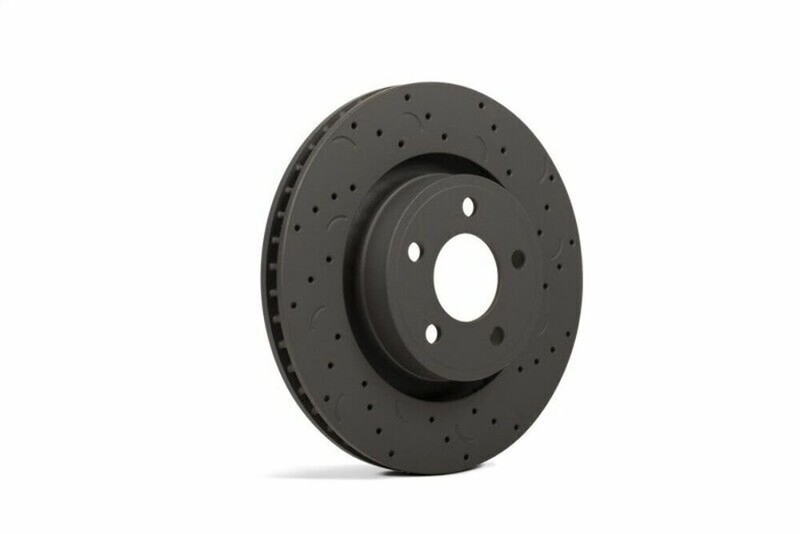 Hawk Performance HTC4985 Talon Cross Drilled And Slotted Brake Rotors gallery