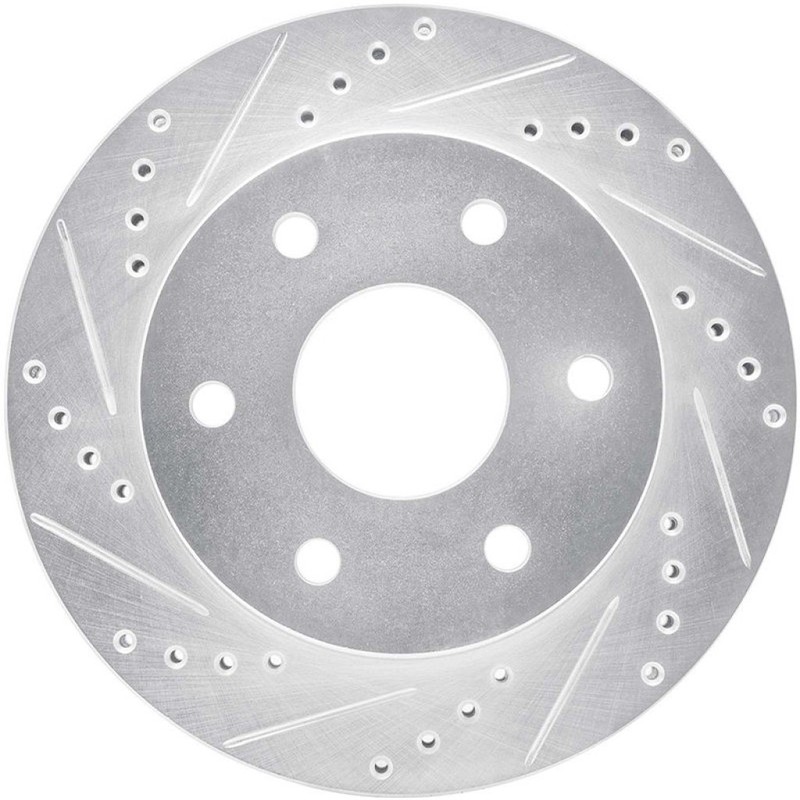 For Chevy Silverado 1500 Classic 2007 Rotor Set | Silver | Drilled and Slotted gallery