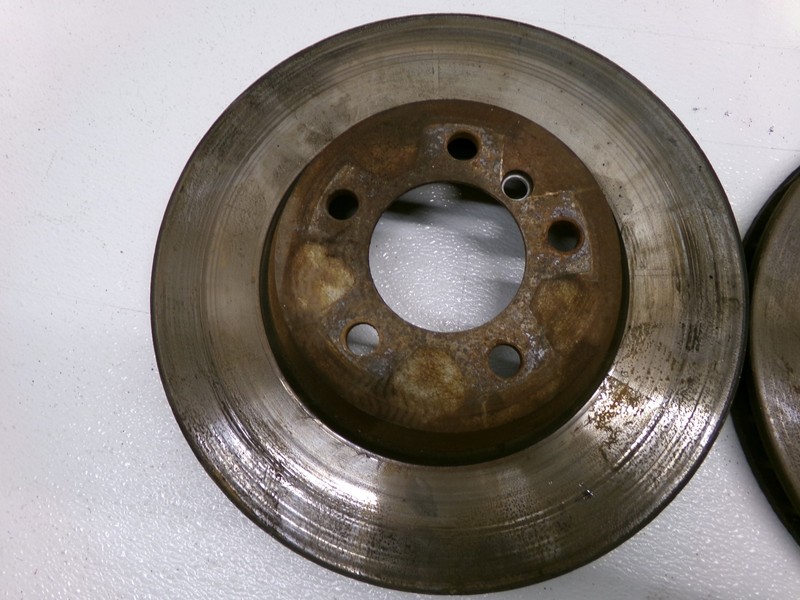 06-15 BMW 330i 335i 335xi X1 Left Right Brake Rotor Disc Ventilated Set 34216855 gallery