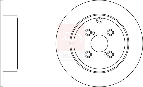 2x Brake Discs Pair Solid fits TOYOTA COROLLA E11, E12 2.0D Rear 00 to 07 279mm