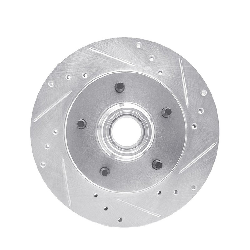 For GMC S15 Jimmy 1990 1991 Brake Rotors Front | Silver | Drilled And Slotted gallery