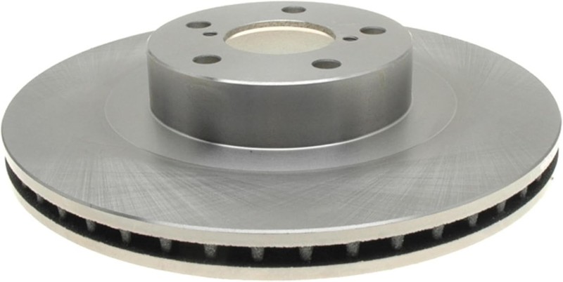 Durable Silver Non-Coated Brake Rotor - Mill-Balanced for Optimal Performance gallery