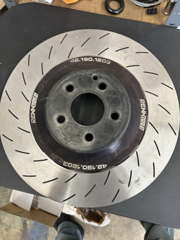 Renntech Upgraded Front Rotors for 205 C63s 213 E63s 222 S63s 190 GTS G63 Gt63s gallery