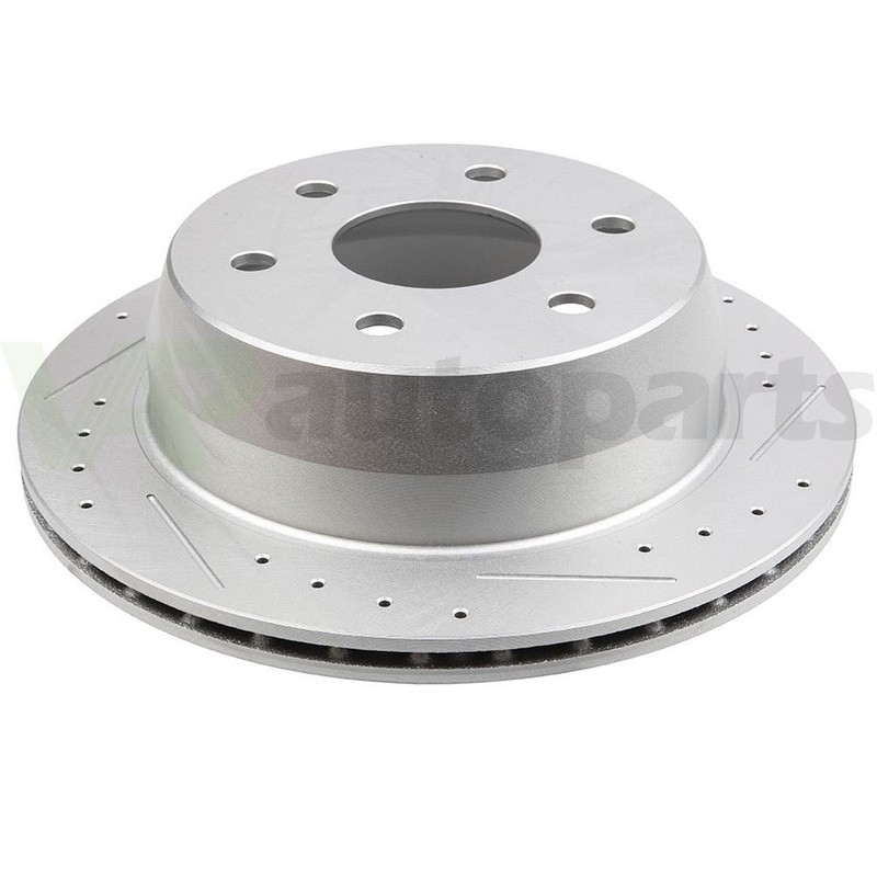 Drilled Rear Brake Pads And Rotors Fits Chevrolet Astro GMC Sierra 1500 325mm gallery