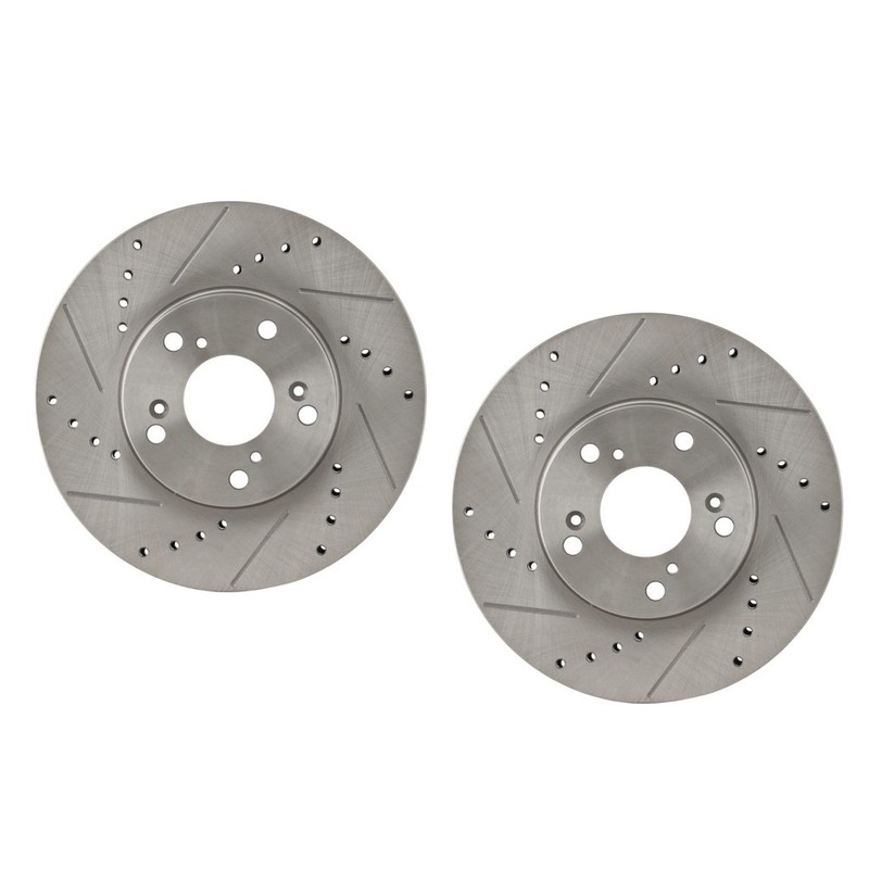 For Honda Accord 1998-2017 Brake Discs | Front | Cast Iron | Natural Disc Finish