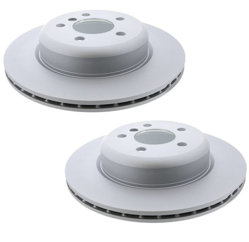 Zimmermann Set of 2 Rear Vented Brake Disc Rotors 330mm for BMW F10 5-Series