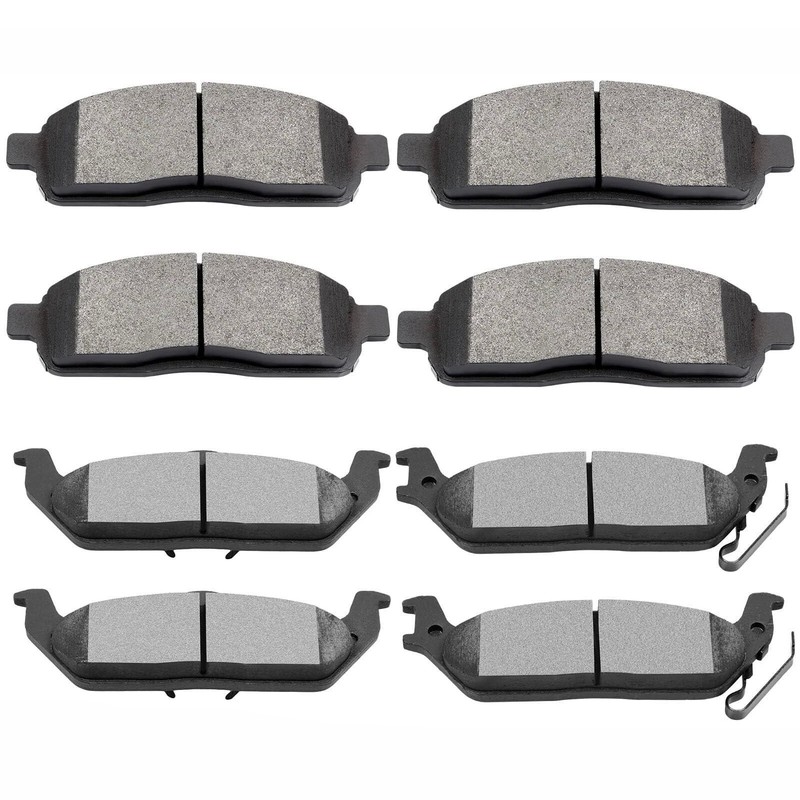 Front and Rear Ceramic Brake Pads for 2004 2005 – 2008 Ford F150 Lincoln Mark LT