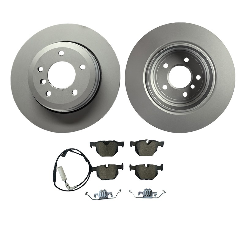 320 mm Rear Brake Disc Rotors Ceramic Brake Pads kit For BMW 528i 2008 2009
