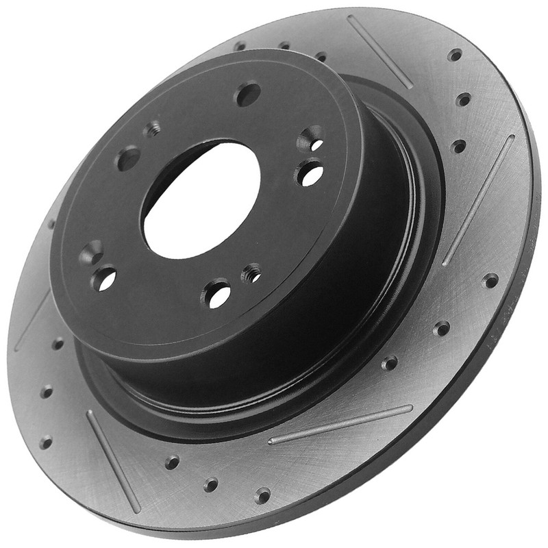 282mm Front 260mm Rear Rotors and Brake Pads for 2003 - 2007 Honda Accord C7 gallery