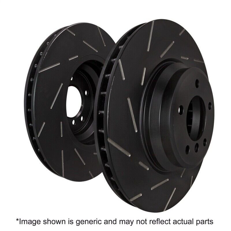 EBC - Compatible with 01-07 BMW 330 3.0 (E46) USR Slotted Rear Rotors gallery