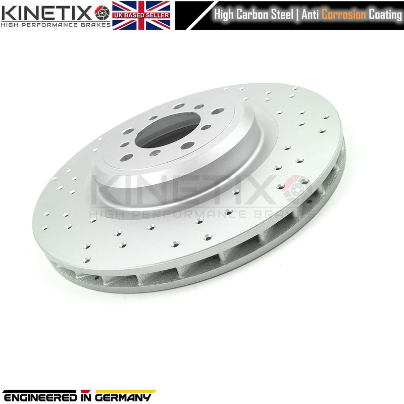 FOR BMW M3 E90 FRONT LEFT RIGHT DRILLED BRAKE DISCS BREMBO PADS SENSORS 360mm gallery