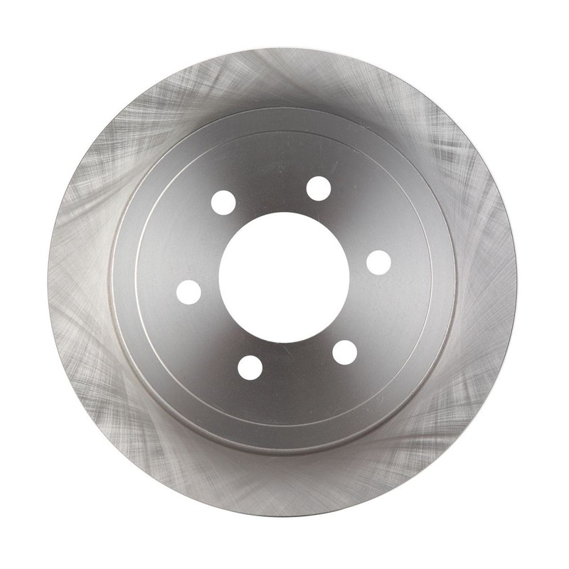 TRQ Rear Brake Rotors Solid For 2004-2011 Ford F-150 2006-2008 Lincoln Mark LT gallery