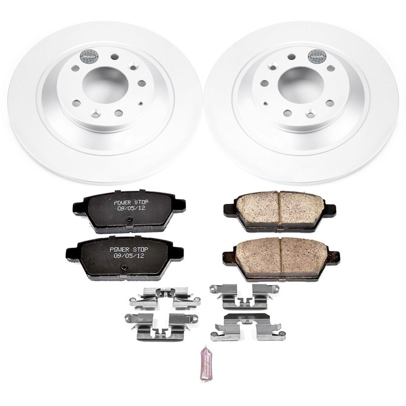 CRK4092 Powerstop Brake Disc and Pad Kits 4-Wheel Set Front & Rear for Mazda gallery