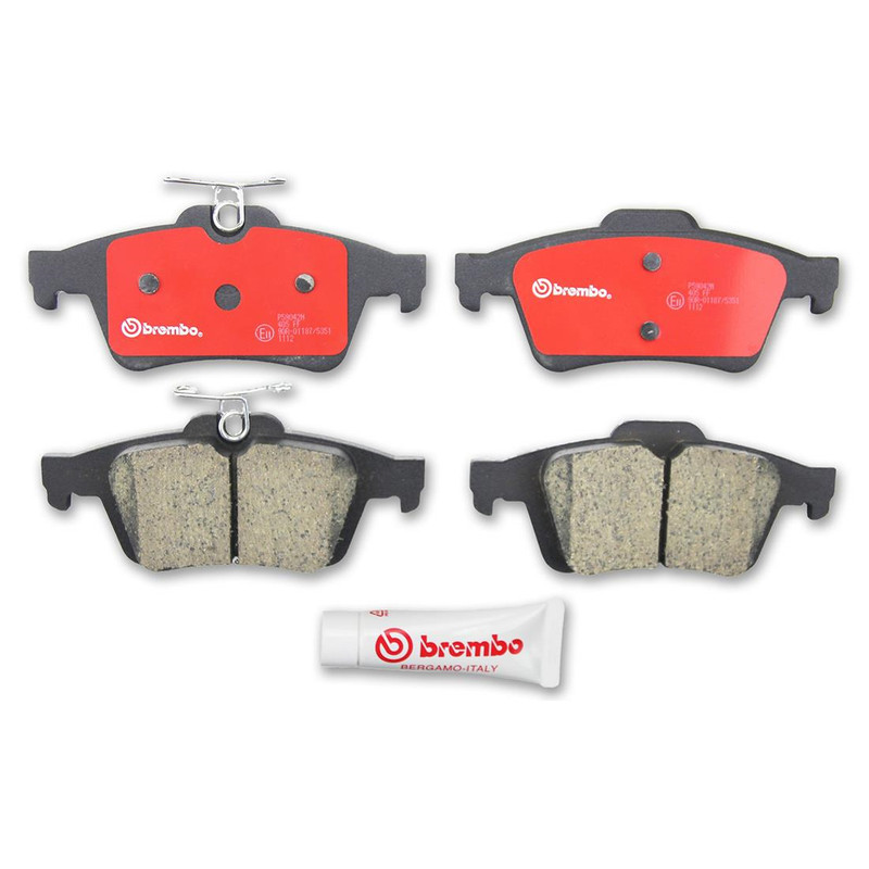 Brembo Front & Rear Brake Kit Disc Rotors and Ceramic Pads For Ford C-Max Hybrid gallery