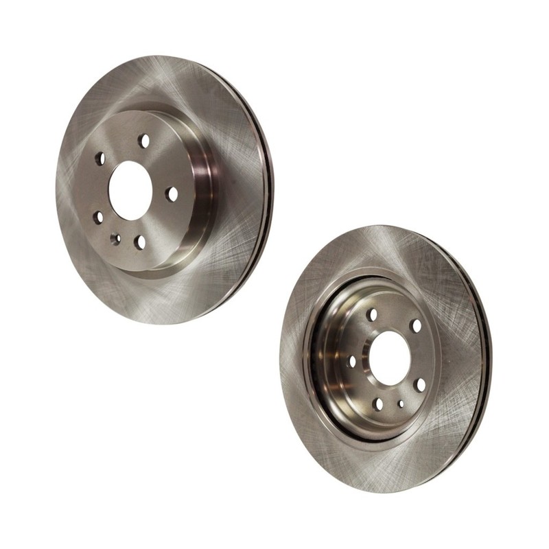 For Chevy Camaro 2022 Brake Discs Driver and Passenger Side Pair Rear | Natural