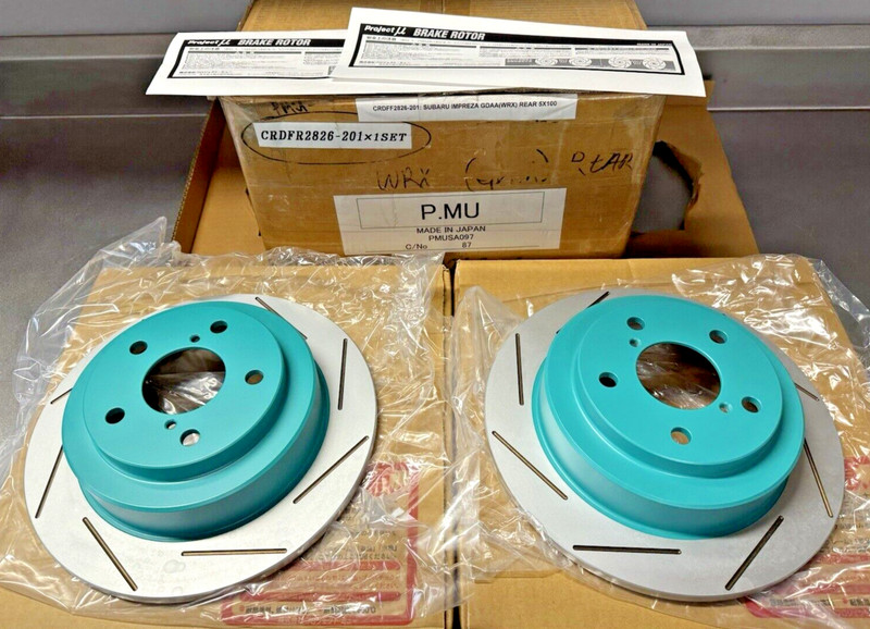 ️‍🔥 [PROJECT MU] Club Racer Rear Rotors For Subaru Forester & Impreza 5×100