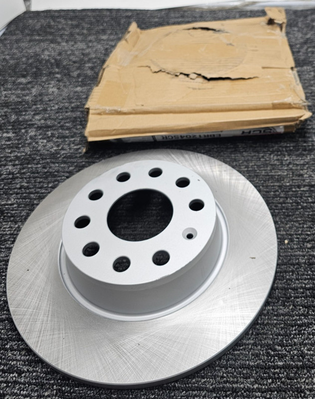 PowerStop EBR1204SCR Rear Brake Disc Rotor Fits Volkswagen Jetta 2010-2014