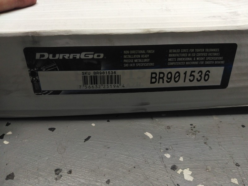 DuraGo Rear Disc Brake Rotor for BMW (BR901536) Single gallery