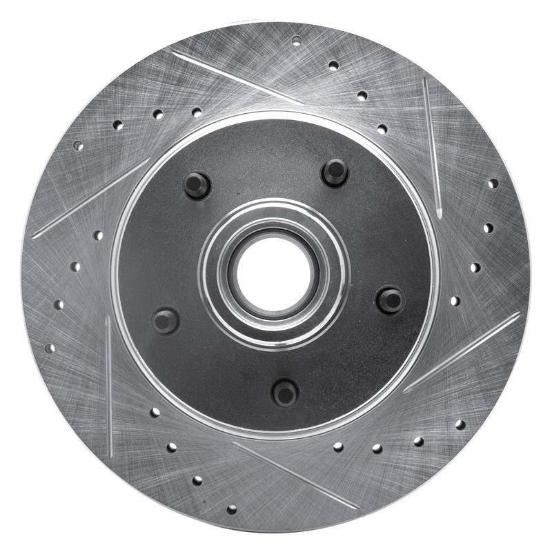 For Chevy Camaro 70-78 Brake Rotor DFC Premium Drilled & Slotted Front Passenger