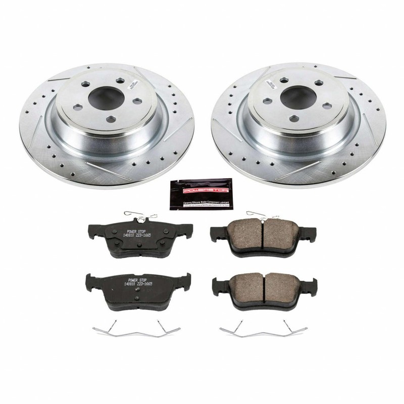 Power Stop Brake Kit For Ford Edge 2015-2020 Rear Z23 Evolution Sport gallery