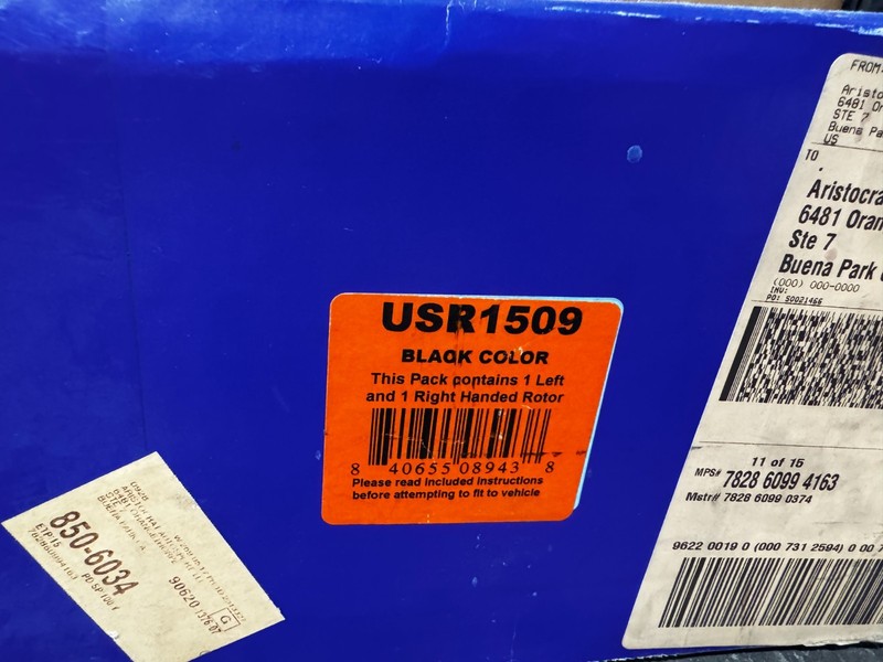 EBC Brakes USR1509 USR Series Sport Slotted Rotor For Subaru BRZ 2012-2021 gallery