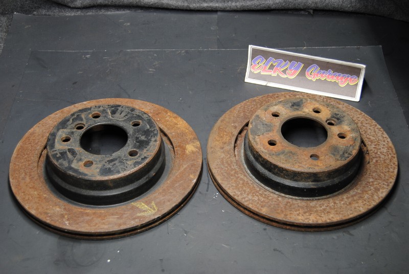 E36 M3 OEM Rear Brake Rotors Pair Left Right Rotor (~20.2mm Thick)