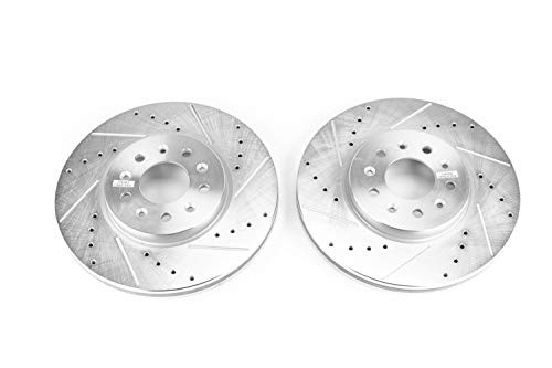 Powerstop Ar82194xpr Drilledslotted Rotor Pair