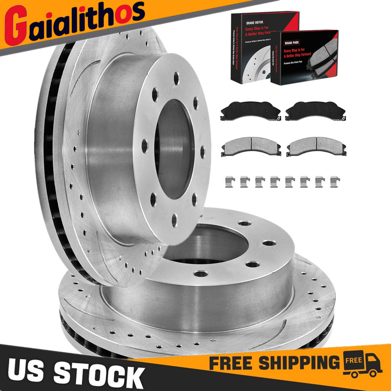 Front Rotors Brake Pads for 2011 – 2019 Chevy GMC Silverado Sierra 2500 3500 HD