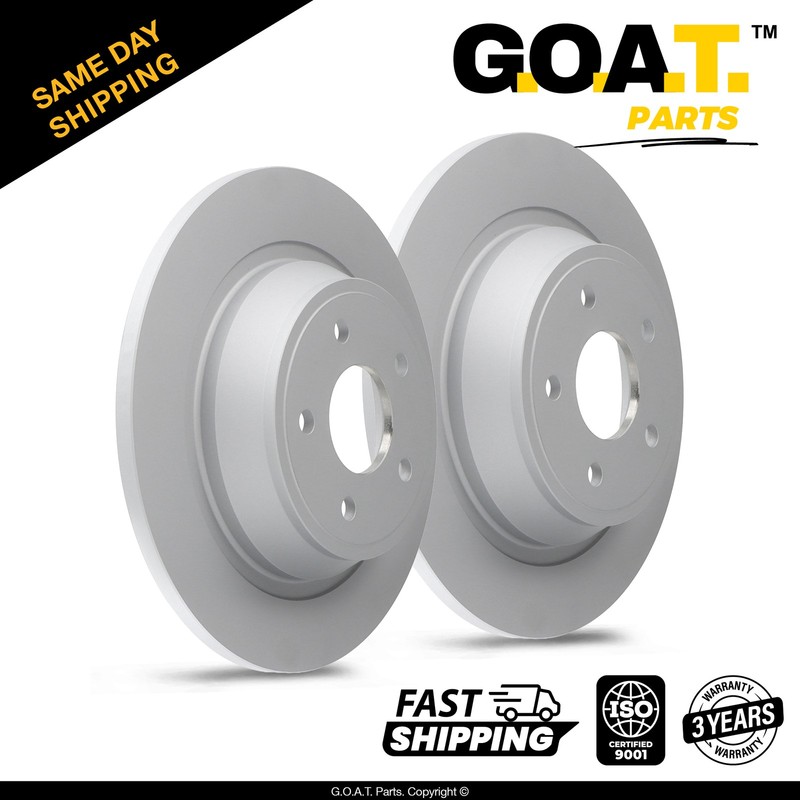 Rear Brake Rotors Set for 13-20 Ford Fusion 13-16 Lincoln MKZ 11.89 inch