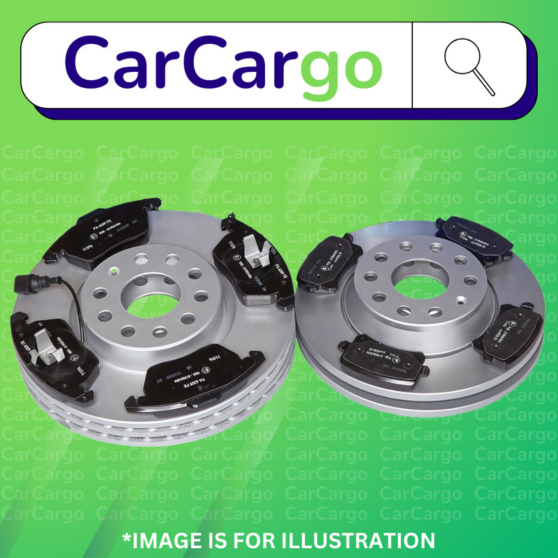 FRONT & REAR BRAKE DISC & PADS SET Seat Leon 1.6 TDI 2012-2020 288mm/253mm