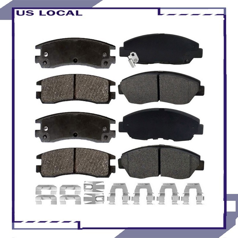 Front And Rear Ceramic Brake Pads for 2011-2014 Ford Edge Lincoln MKX NJ A18
