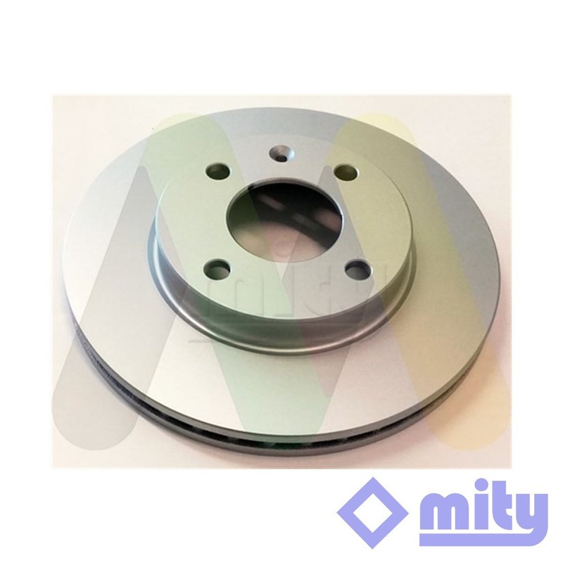 Fits Opel Karl Vauxhall Viva 1.0 + Other Models 1x Brake Disc Front Mity #1