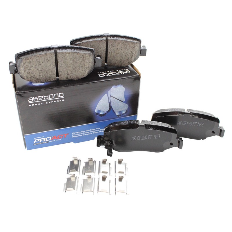DuraGo Rear Rotors Akebono ProACT Ceramic Disc Brake Pads Kit For Liberty Nitro gallery
