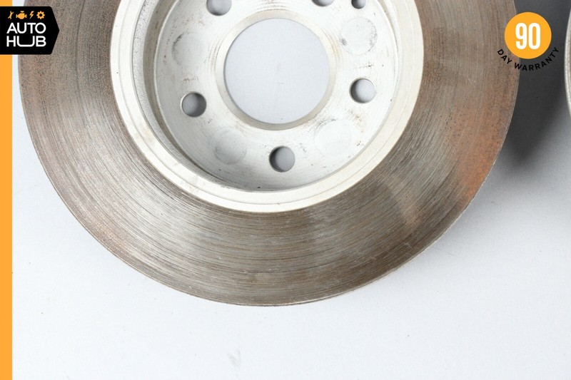 08-14 Mercedes W204 C250 C300 C350 Front Brake Rotor Left and Right Set OEM gallery