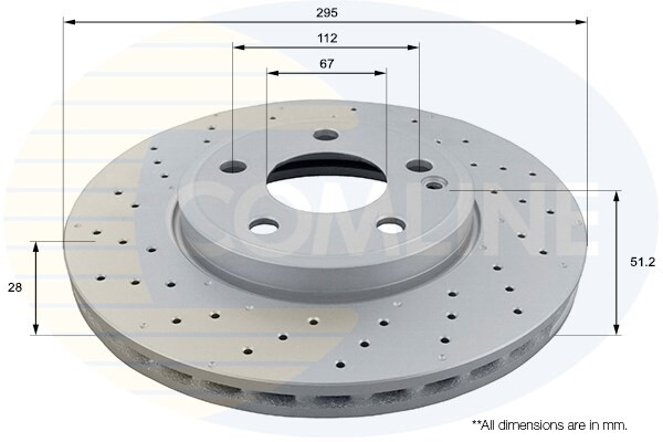 Fits Mercedes A-Class B-Class GLA CLA Firstpart Front Brake Disc #1 gallery